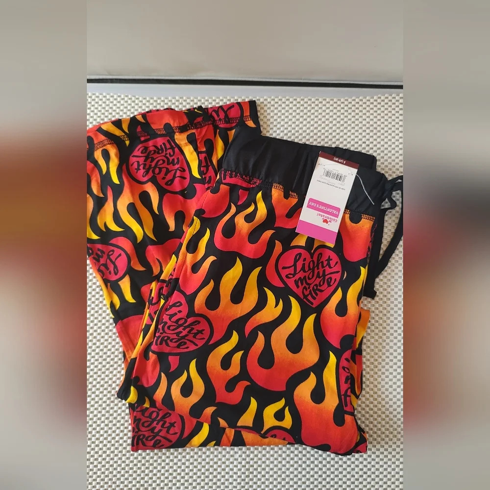 Men's Valentine's Sleep Pants "Light My Fire" Lounge Pants